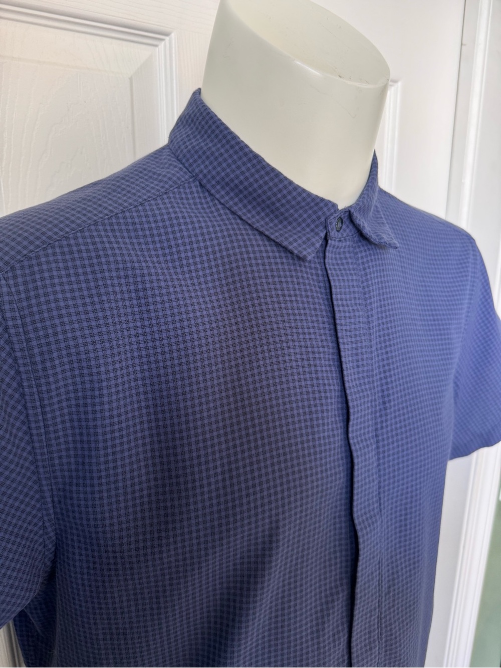 Mens Arcteryx Revvy Short Sleeve Snap Button Up Trekking Shirt Size Lage - Picture 6 of 13